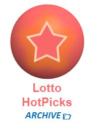 lotto hotpicks draw history|Lotto HotPicks draw history .